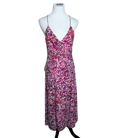 Reiss Pink and Red Maxi Dress - Picture 1 of 9